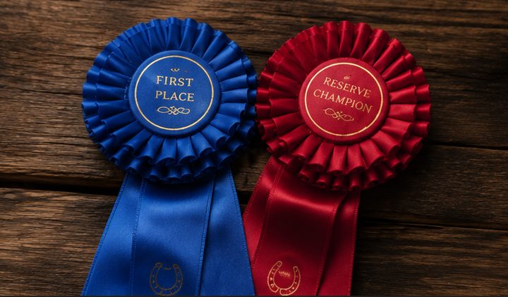 Show ribbons and rosettes