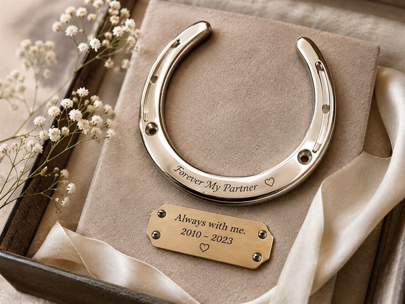 Signature Keepsake - polished horseshoe keepsake